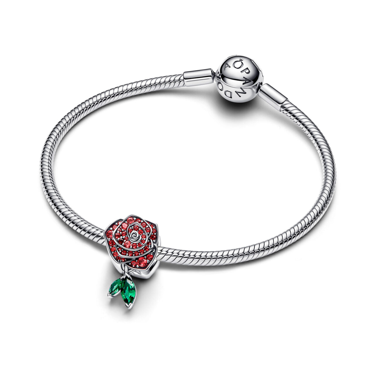 Charm Rosa Scintillante Rossa - immagine 3